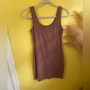 Sleeveless Brown Women's Top